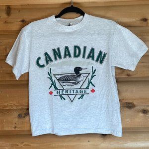 Candian Heritage Awesome Vintage Tee, Size S